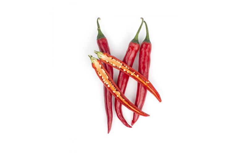 Red Long Hot Peppers