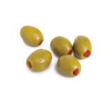 Divina Green Olives Stuffed with Red Pepper