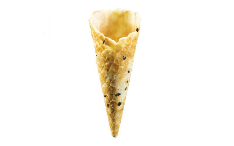 3.2 Black Sesame Savory Cones